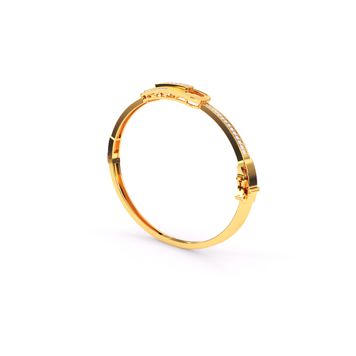Stylish Diamond Bangle Bracelet